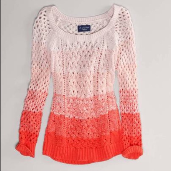American Eagle Outfitters Sweaters - American Eagle Outfitters AEO Ombre Crew Sweater
